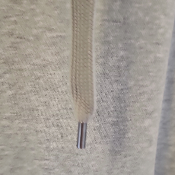 Aerie Gray Hoodie Sweater with Cream Lining Size S/P - Picture 4 of 8